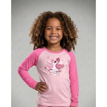 Imagem de Camisa UV Infantil - Prolife, Flamingo, 6 Anos