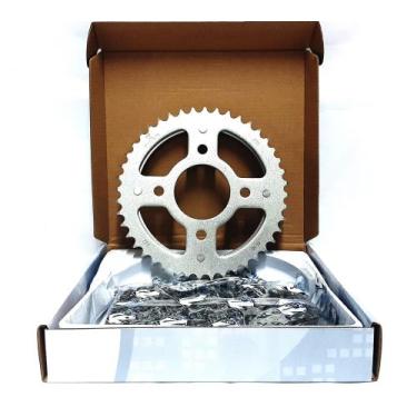 Imagem de Kit relação transmissão honda cg 160 fan titan start aço 1045 - 0248 -