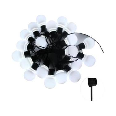 Imagem de Luzes De Cordão Solares Com Lâmpadas LED Em Forma De Globo 5 7 12M Par