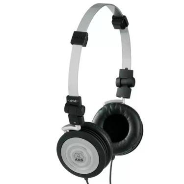 Imagem de Fone de Ouvido AKG K414P Original, Preto e Prata