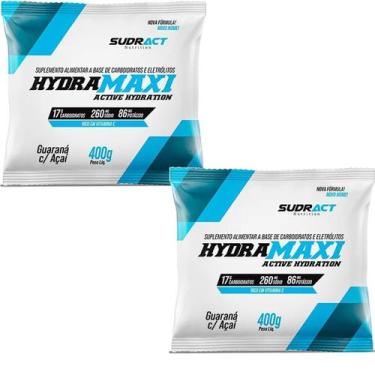 Imagem de Kit 2X Hydramaxi Isotônico em Pó - 400g Refil Guaraná com Açaí - Sudra