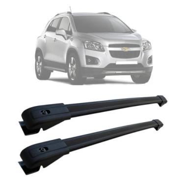 Imagem de Rack De Teto Travessa Chevrolet Tracker 2013 a 2016 Aluminio MN-366 Pr