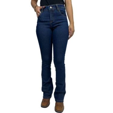 Imagem de Calca Jeans Docks Feminina Flare Stone Lancamento, Azul, 50