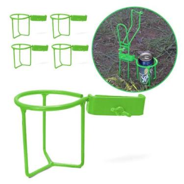 Imagem de Porta Lata para Suporte Vara de Pesca com Parafuso Fluorescente Ideal 