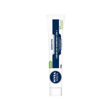 Imagem de Creme de Barbear 2 em 1 Nivea Man Sensitive 65g, 1, 65g