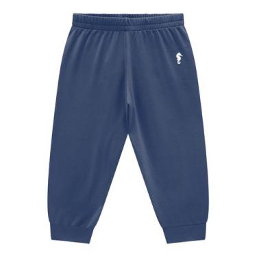 Imagem de Calça Térmica Infantil Menino Onda Marinha, Azul, 2
