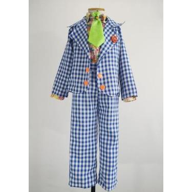 Imagem de Conjunto Infantil Festa Junina Jeca Tatu Azul - Chriaturas A Mil