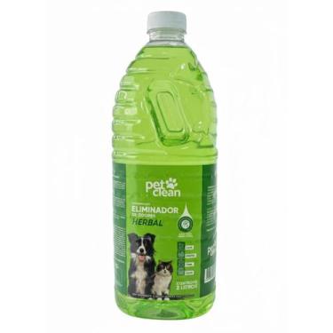 Imagem de Desinfetante Elimina Odor Xixi e Fezes 2l Pet Herbal - Pet Clean