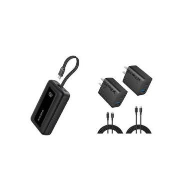 Imagem de Carregador USB C Anker Power Bank de 10000 mAh e 20 W de porta dupla