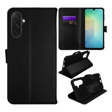 Imagem de Capa Carteira Estojo Flip Para Samsung Galaxy A57 5G Preta - LXL