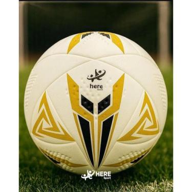 Imagem de Bola de futebol microfibra de pu laminado sem costura termo fusion num