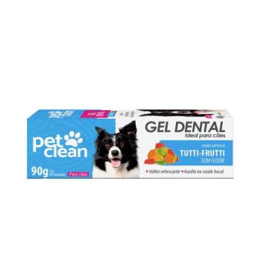 Imagem de Kit Pasta de Dente para Cães e Gatos - Gel Dental Cães e Gatos 90g + D