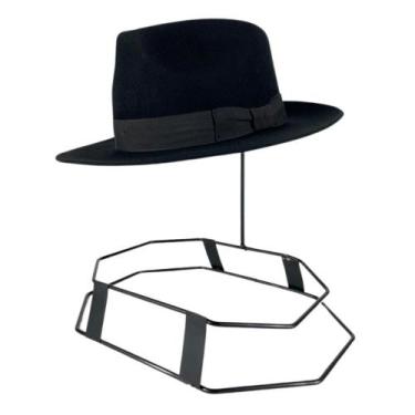 Imagem de Chapéu Para Eventos Sociais Marcatto Oficial Fedora Feltro De Lã Preto