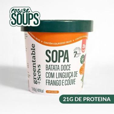 Imagem de Sopa de Batata Doce com Linguiça de Frango e Couve Greentable 400g
