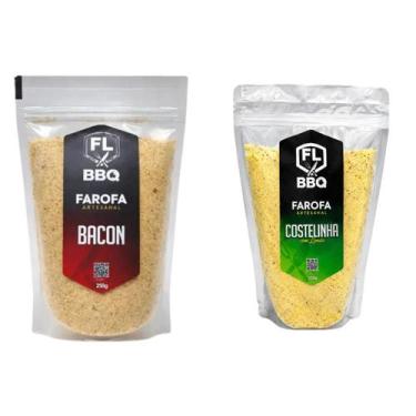 Imagem de Kit farofas flbbq - costelinha com limao e bacon