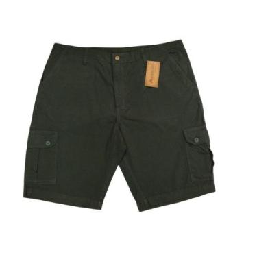 Imagem de Bermuda sarja cargo masculina 3647/3408 bolsos laterais e atrás cores 