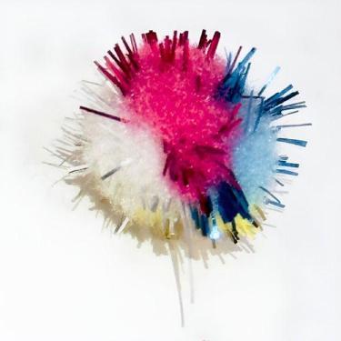 Imagem de Pompom Com Brilho Laço Penteado Cães e Gatos 40 Un - Petstem