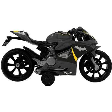 Imagem de Moto de Brinquedo Batman Power Bike a Fricção com Design Icônico Preto Candide