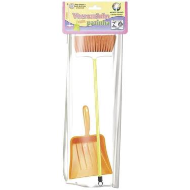 Imagem de Kit Brinquedo Vassourinha com Pá Brincando de Casinha Educativo Monte Líbano