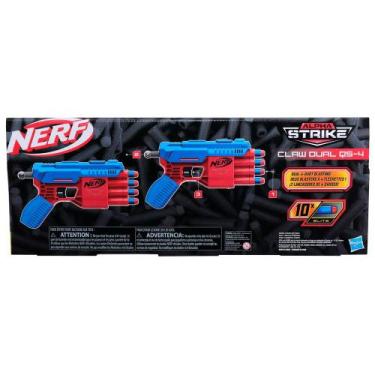Imagem de Lançadores de Dardos Nerf Alpha Strike Claw Dual QS-4 com 10 Dardos F2