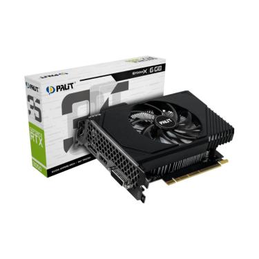 Imagem de Placa de Vídeo GeForce RTX 3050 6GB GDDR6 96bits - StormX - Palit NE63050018JE-1072F