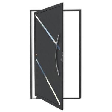 Imagem de Porta Pivotante Lambril Duna com Puxador Super 210cm x 120cm Brimak Ab