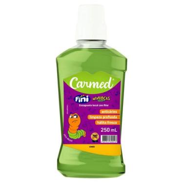 Imagem de Enxaguante Bucal Carmed Fini Minhocas Azedinhas Sem Álcool Infantil Ci