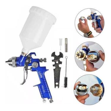 Imagem de Pistola de Pintura HVLP Bico 1,3mm 600ml LDR2 PRO-550 PDR