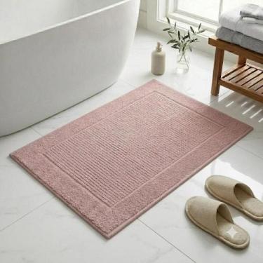 Imagem de Toalha de Piso Loft Algodão 50x70cm 600 g por m² Appel, Rosa Gloss