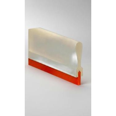 Imagem de Rodo 10cm Poliuretano Quadrado Laranja 60 Sh - Congratulations Store