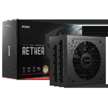 Imagem de Fonte Gamer PCYES Aether 1000W FULL Modular Cybenetics GOLD Pcie 5.0 A