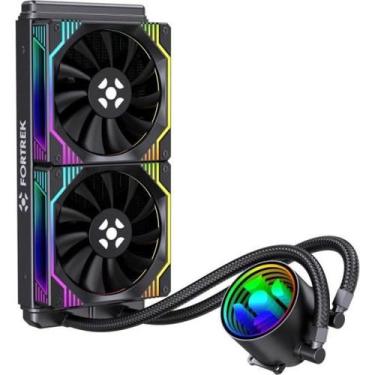 Imagem de Water Cooler Fortrek Breezy 240 mm Fan Duplo Preto