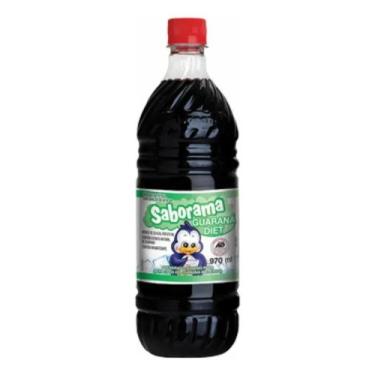 Imagem de Xarope Guaraná Diet Sem Açúcar Saborama 970 Ml - Congratulations Store