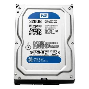Imagem de Disco Rigido Hd Interno 320gb Western Digital 3,5 Sata Azul-marinho