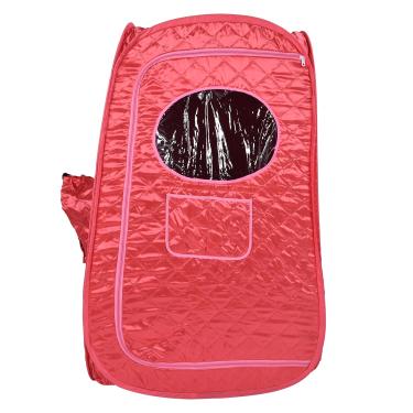 Imagem de Dpofirs Caixa portátil para sauna a vapor, spa doméstico pessoal de corpo inteiro 115 x 71 cm, caixa de vapor com bolsa de armazenamento para casa/viagem/lazer