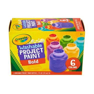 Imagem de Crayola Washable Kids Paint, Assorted Bold Colors, Painting Supplies, 6 Count