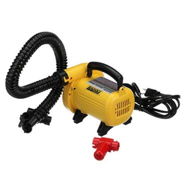 Imagem de Seachoice 86989 Super bomba de ar portátil de 120V com cabo de alimentação de 10 pés, 2,5-PSI, para passeios de barco e infláveis em geral