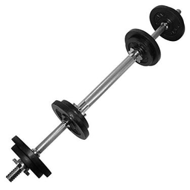 Imagem de Yes4All Halteres ajustáveis – pesos de 18 kg com conector de haltere
