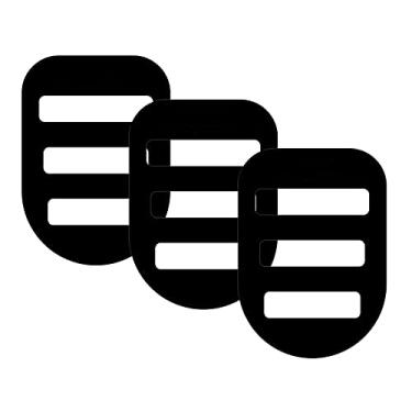 Imagem de Conjunto de 3 Suportes Quadrados de Bolso Masculino Terno Lenço de Bolso Grampo Fixo