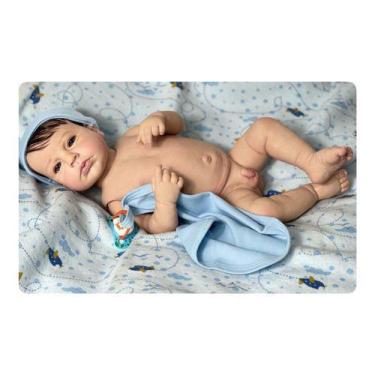 Imagem de Bebê Reborn Menino Realista Kit Lou Lou Lançamento  Banho - Ana Dolls