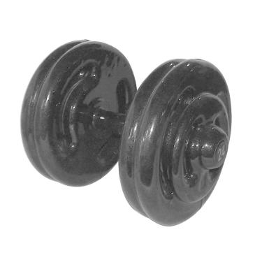 Imagem de Dumbbell Emborrachado Treinamento Funcional Academia 24Kg