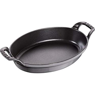 Imagem de Travessa Oval, Ferro Fundido, Cinza Grafite, 24 cm, STAUB