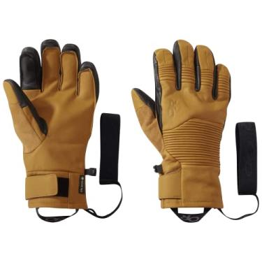 Imagem de Outdoor Research Luvas masculinas com sensor Point N Chute Gore-Tex resistente ao clima, Natural/preto, P