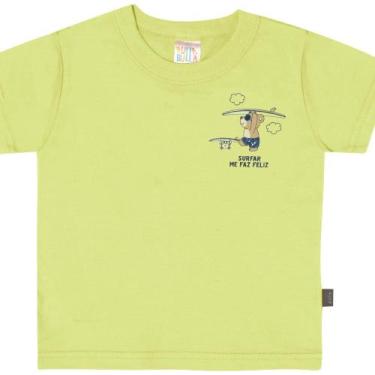Imagem de Camiseta Manga Curta Bebê Meia Malha - 47654-1182 - Pulla Bulla