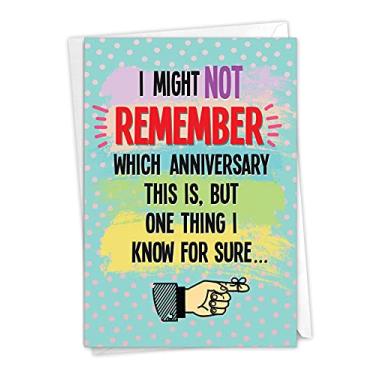 Imagem de NobleWorks Don't Remember - Cartão comemorativo de aniversário com envelope (12 x 17 cm) - C9569ANG