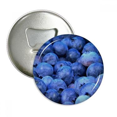 Imagem de Abridor de garrafas de mirtilo fresco tropical com ímã de geladeira emblema multifuncional