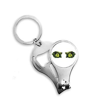 Imagem de Desenho Animado Animal Olho de Monstro Decoração Alicate de Unha Anel Chaveiro Abridor de Garrafas Cortador