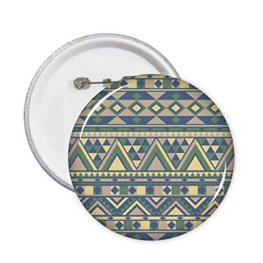 Imagem de Broche nórdico irregular de losango com emblema de botão, 5 peças