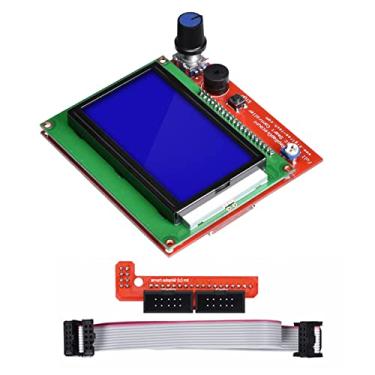 Imagem de TECKEEN LCD12864 Módulo de Reprap de Controlador Inteligente de Cristal Líquido para Circuito