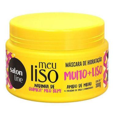 Imagem de Máscara Meu Liso Muito+Liso Amido De Milho 300G Salon Line